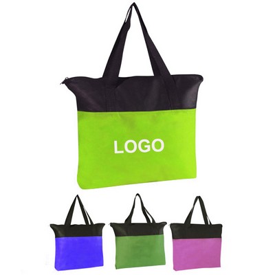 Non-Woven Zippered Tote Bag