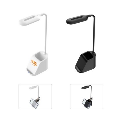 Desk Lamp Wireless Charger With Pen Holder