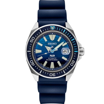 Seiko Prospex SS Automatic Blue Dial PADI SE Watch