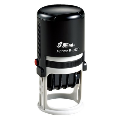 Self-inking Stamp With Dater - 2" Diameter Imprint area