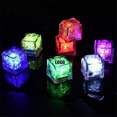 Glowing Ice Cubes for Parties