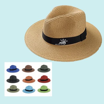 Stylish Unisex Travel Straw Panama Hat