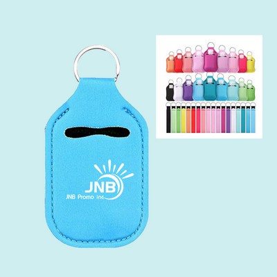 Reusable Hand Sanitizer Bottle Keychain Carrier