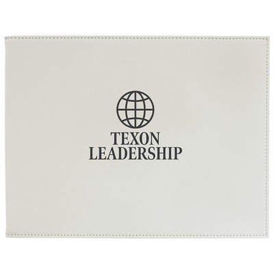 White Leatherette Certificate Holder