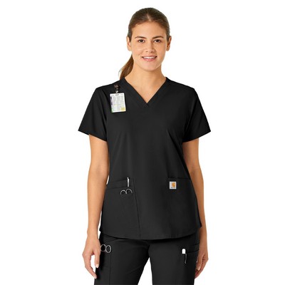 Carhartt® Force Essentials Women's 5-Pocket V-Neck Scrub Top