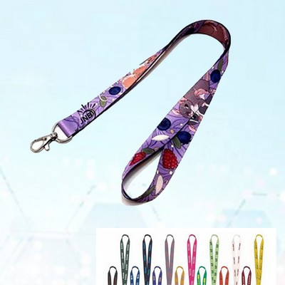 Sublimated Lobster Clip Conference ID Card Lanyard