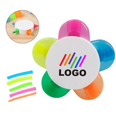 Flower Shape Multicolor Highlighter