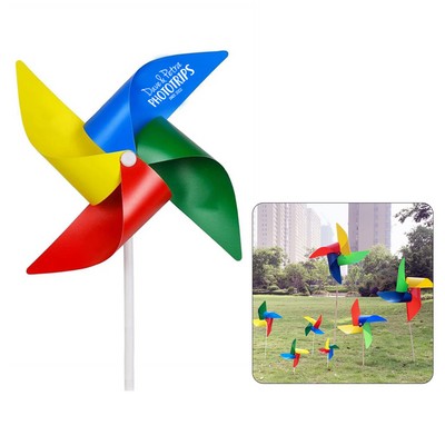 4 Leaves Plastic Pinwheel w/ Stick