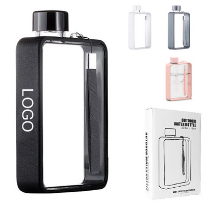 12oz Portable Flat Tritan Bottle Slim Flask