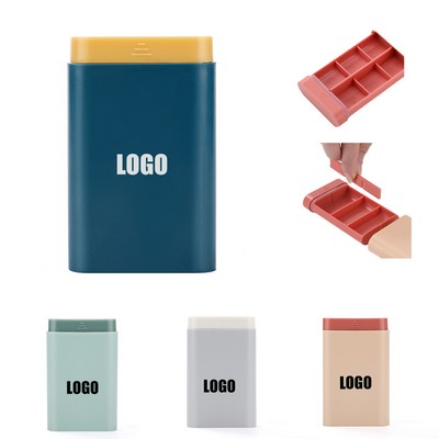 Abs Rectangular Portaable Pill Case