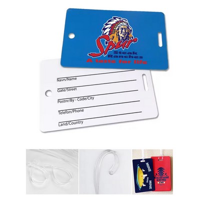 Custom Laminated PVC Luggage Tag