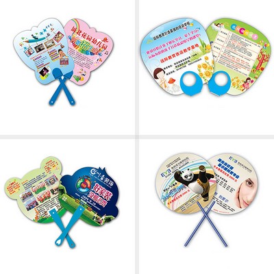 Customized Fancy Advertisement Hand Fans