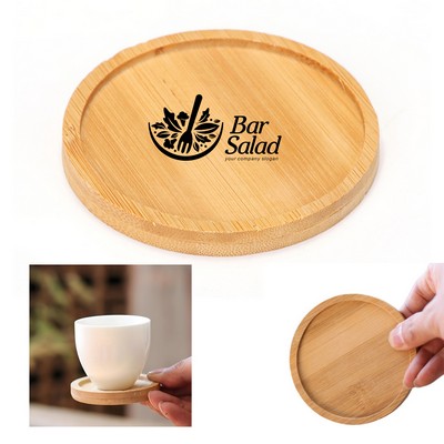 Round Bamboo Coaster