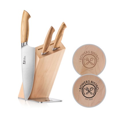 Cangshan 4-Piece OLIV Series Knife Block Set