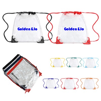 Clear Drawstring Backpack