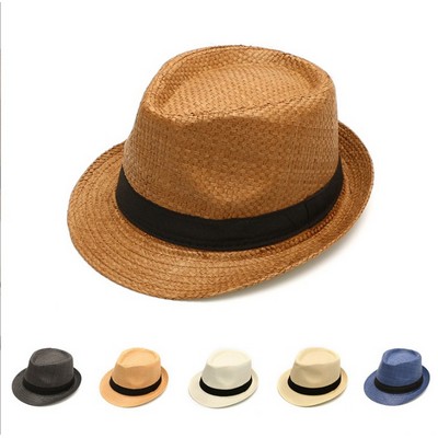 Wide Brim Straw Beach Hat