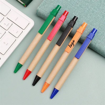 ABS environmental-friendly kraft paper tube pen