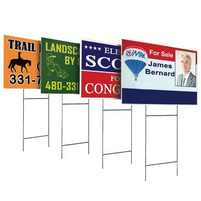 Customized 18x24 Yard Signs