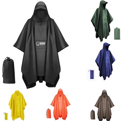 Multifunctional Adult Poncho Raincoat