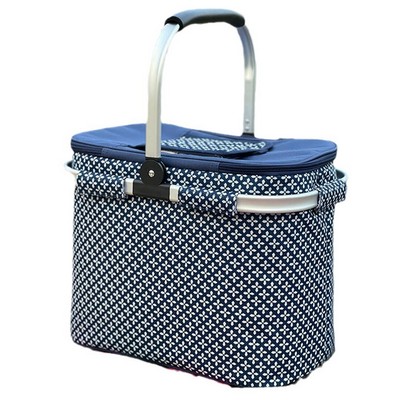 Large Capacity Insulated Picnic Bag with Aluminum Foil Lining