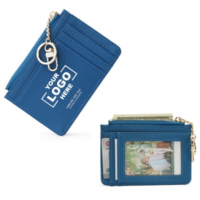 Slim Card Holder Wallet with Coin Pocket