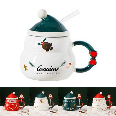 16oz Christmas Ceramic Mug