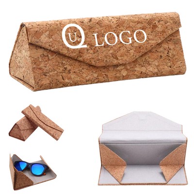 Eco-Friendly Natural Cork Eyeglasses Case