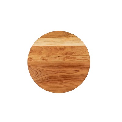 Cherry round cutting board 13-1/2x3/4