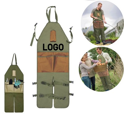 Gardening Apron With Multiple Pockets