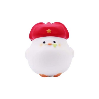 Hat Wearing Chick Slow Rebound Stress Toy