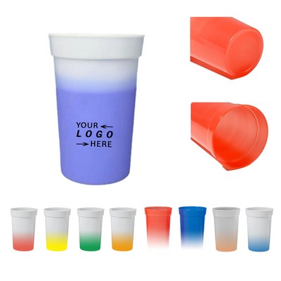 14oz Temperature Sensitive Plastic Color Changing Mug