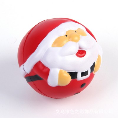 Slow-Rebound Santa Claus Ball Stress Relief Toy