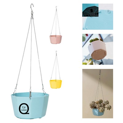 4.7" Hanging Plastic Plants Pots