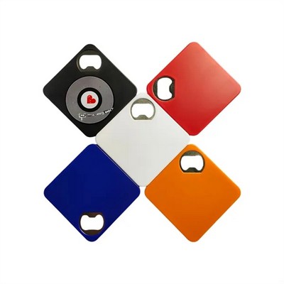 Custom Logo Square Coaster Opener