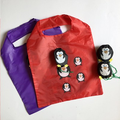 Polyester Penguin Foldable Shopping Bag