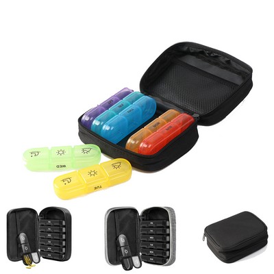 Travel Pill Organizer with Separate Compartments