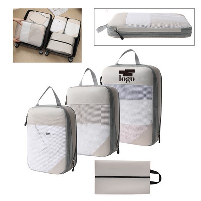 4 Set Compression Packing Cubes For Travel