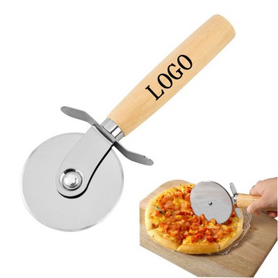 Wooden Pizza Cutter Wheel