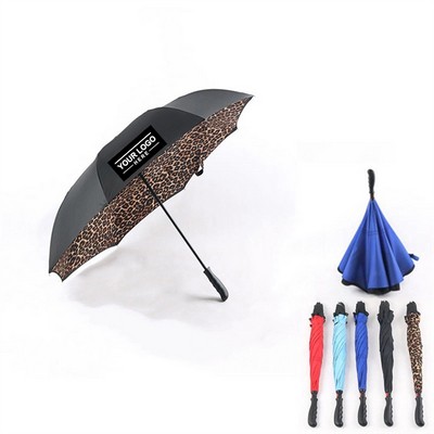 Inverted Auto-Open Umbrella