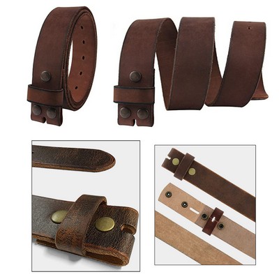 Men's 1.5" Full Grain Leather Belt