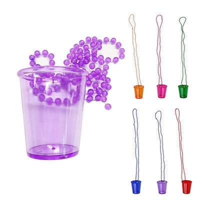 Plastic Bead Necklace Cup