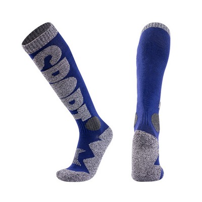 Knit Jacquard Athletic Knee High Ski