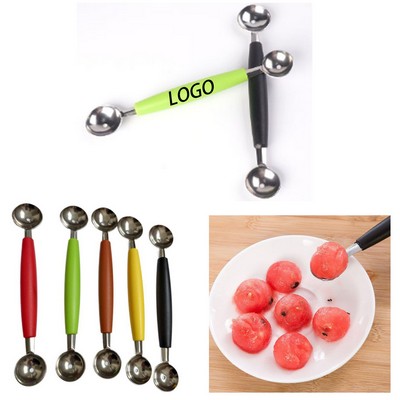 Double-Sided Fruit Melon Baller Spoon