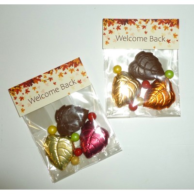 Chocolate Leaf 3 Pack Favor Bag