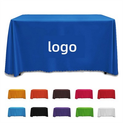 Full Color Flat Custom 6' Table Cover