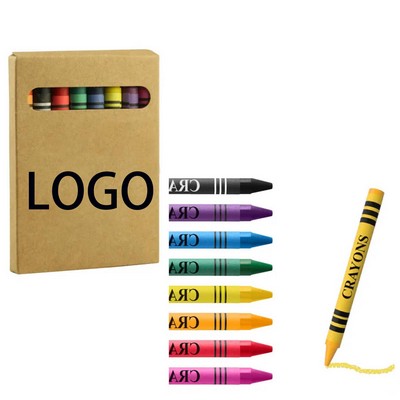 Kraft Paper Box Eight Color Crayon Set