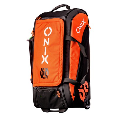 Escalade Sports Onix - Pro Team Wheeled Duffel Bag - Orange & Black