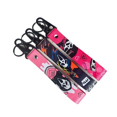 Sublimation Wrist Key Chain with Eagle Mouth Buckle