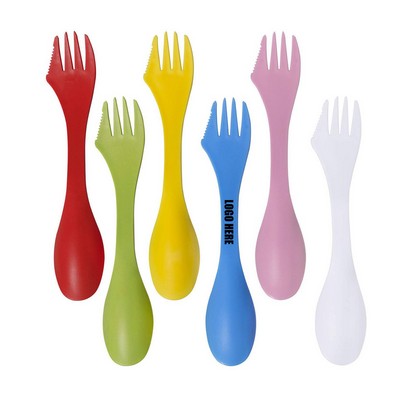 3-In-1 Plastic Spork Spoon