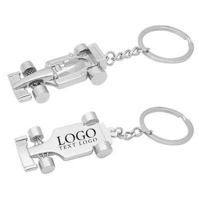 Mini Race Car Keyring Metal Keychain